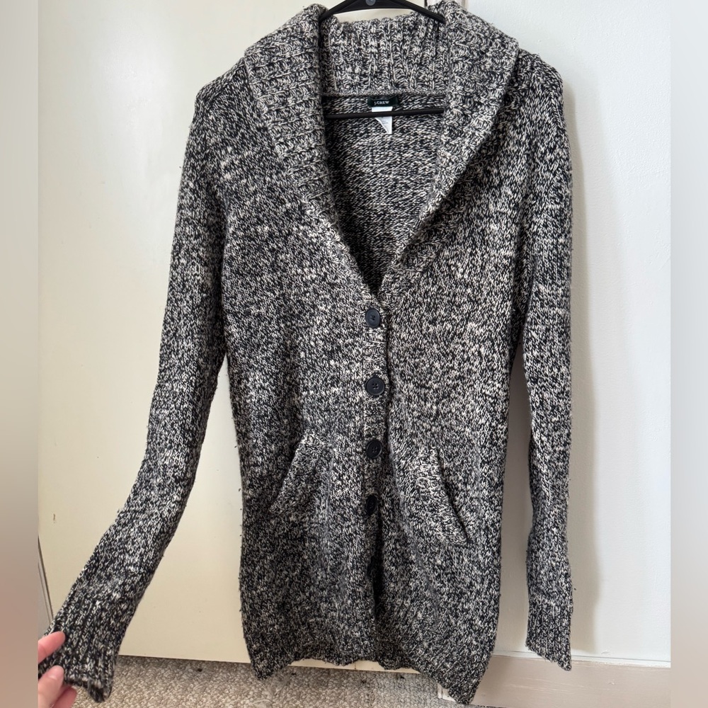 J Crew wool button down cardigan sweater